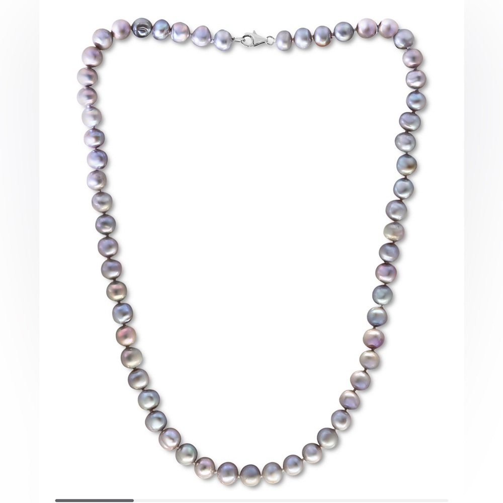 Elegant Gray Pearl Necklace by Effy - Picture 5 of 6